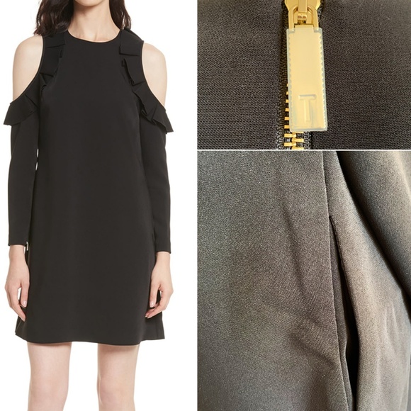 TED BAKER | Cold Shoulder Dress | Size 1 - Picture 11 of 11